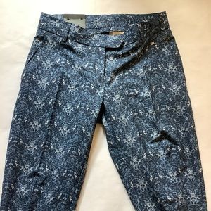 Navy Micro Stretch Pants
